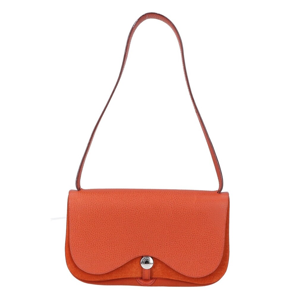 HERMES (Hermes) □I stamp Vache Liège x Toile H Sac Colorado PM Shoulder Bag O...